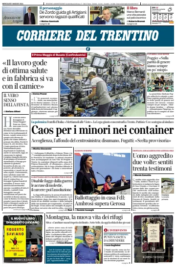 Corriere del Trentino - 01 五月 2024