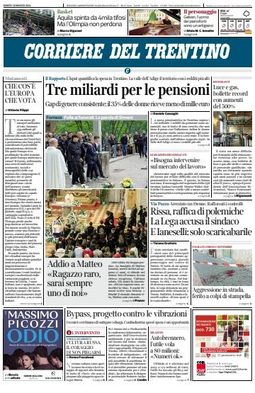 Corriere del Trentino - 18 May 2024