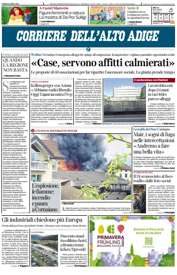Corriere dell'Alto Adige - 06 avr. 2024