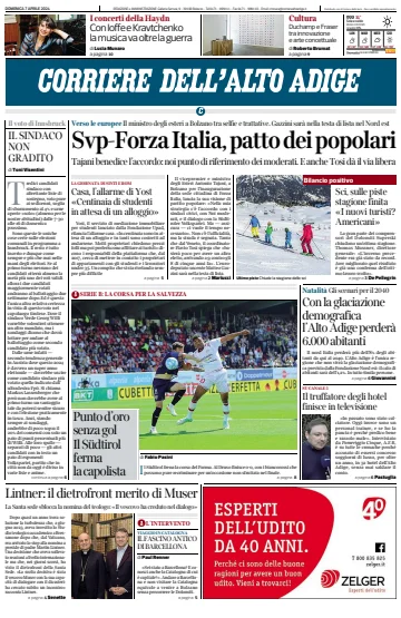 Corriere dell'Alto Adige - 07 四月 2024
