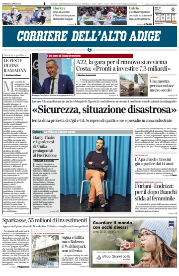 Corriere dell'Alto Adige - 12 апр. 2024
