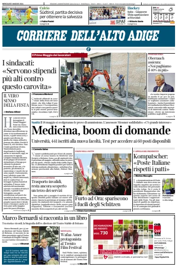 Corriere dell'Alto Adige - 1 May 2024