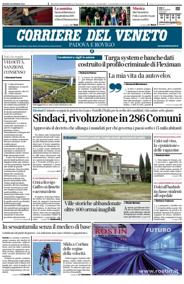 Corriere del Veneto (Padova e Rovigo) - 26 Jan 2024