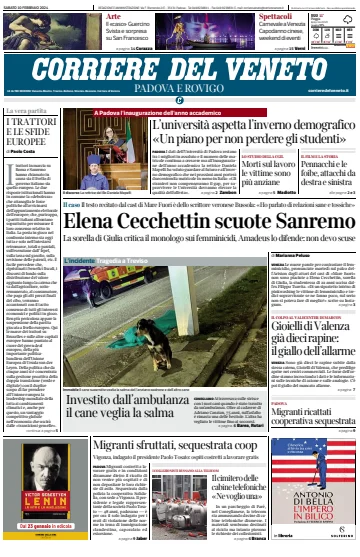 Corriere del Veneto (Padova e Rovigo) - 10 Feb 2024