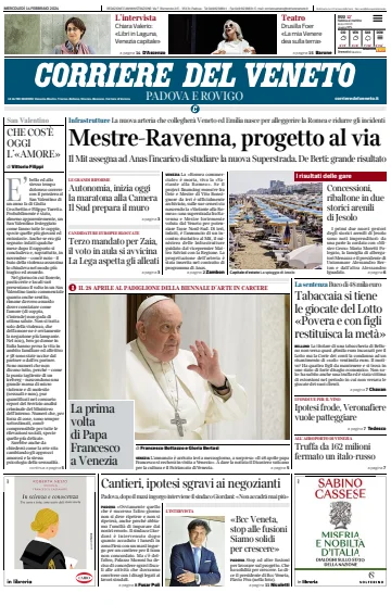 Corriere del Veneto (Padova e Rovigo) - 14 Feb 2024