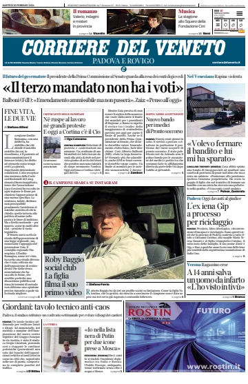 Corriere del Veneto (Padova e Rovigo) - 20 Feb 2024
