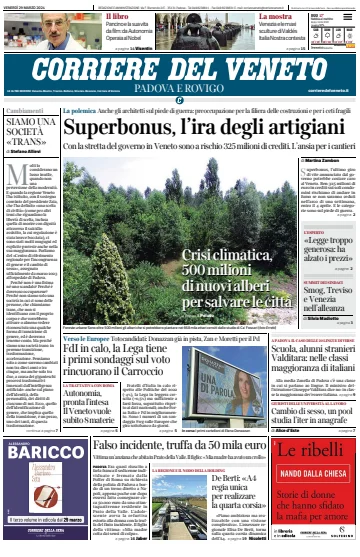 Corriere del Veneto (Padova e Rovigo) - 29 März 2024