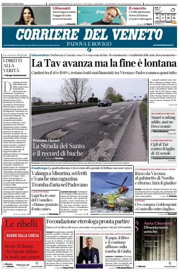 Corriere del Veneto (Padova e Rovigo) - 03 Apr. 2024