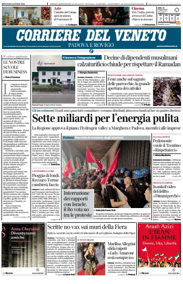 Corriere del Veneto (Padova e Rovigo) - 10 Apr. 2024