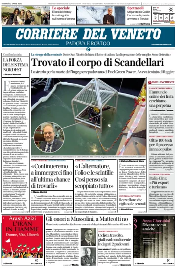 Corriere del Veneto (Padova e Rovigo) - 12 4月 2024