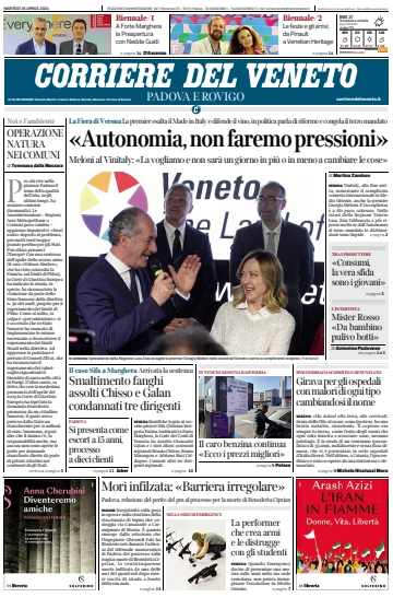 Corriere del Veneto (Padova e Rovigo) - 16 Nis 2024