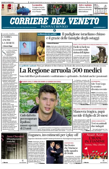 Corriere del Veneto (Padova e Rovigo) - 19 апр. 2024