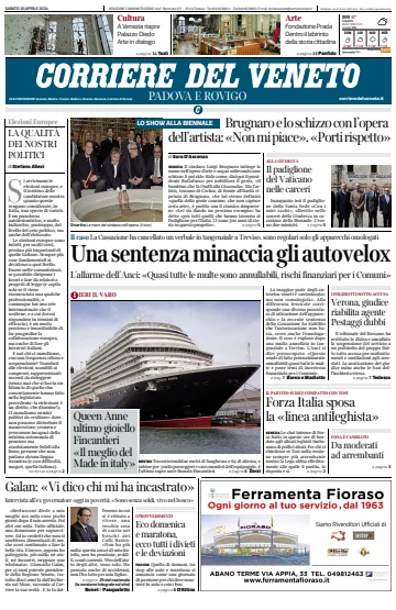 Corriere del Veneto (Padova e Rovigo) - 20 апр. 2024