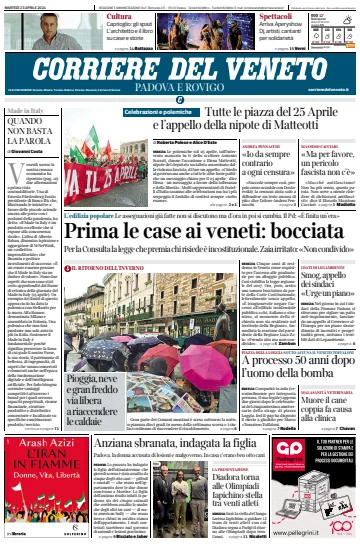 Corriere del Veneto (Padova e Rovigo) - 23 апр. 2024