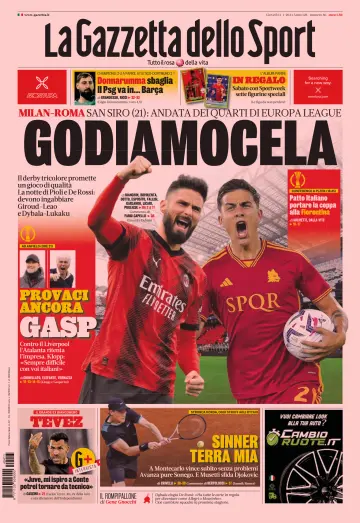 La Gazzetta dello Sport - Romana - 11 Apr 2024