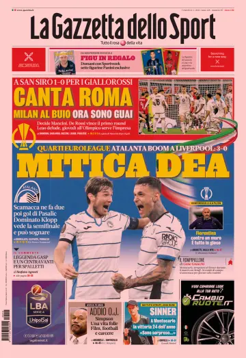 La Gazzetta dello Sport - Romana - 12 4월 2024