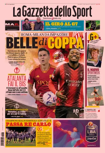 La Gazzetta dello Sport - Romana - 18 abril 2024