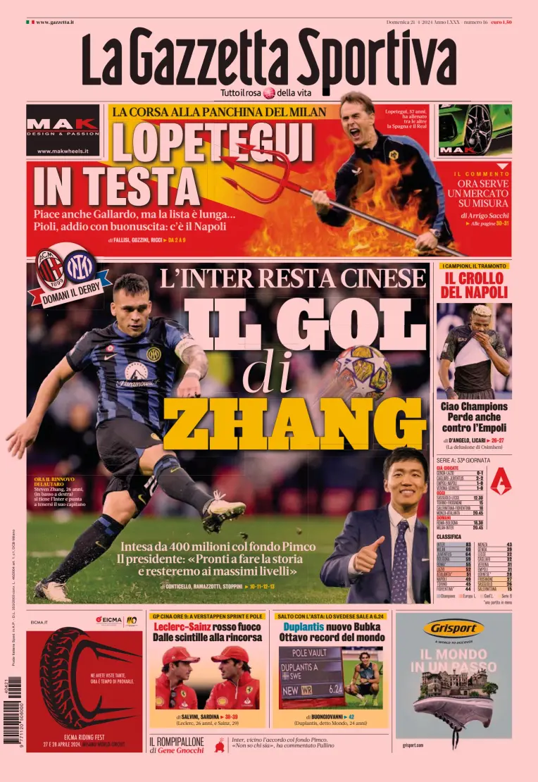La Gazzetta dello Sport - Romana