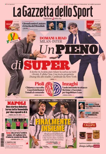 La Gazzetta dello Sport - Puglia - 17 Jan 2023