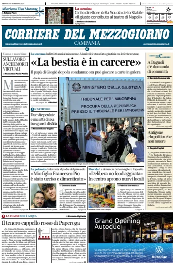 Corriere del Mezzogiorno (Campania) - 20 Mar 2024
