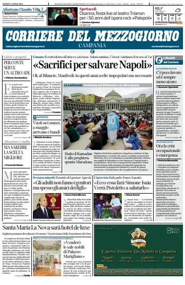 Corriere del Mezzogiorno (Campania) - 11 Apr. 2024