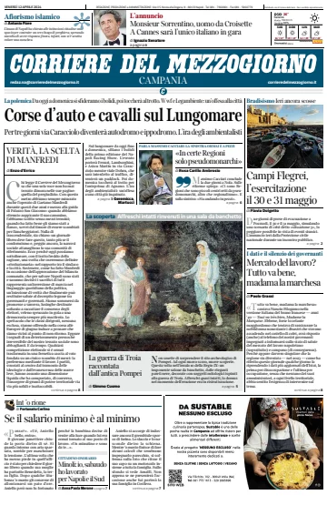 Corriere del Mezzogiorno (Campania) - 12 4月 2024