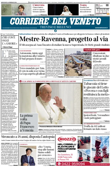 Corriere del Veneto (Treviso e Belluno) - 14 Feb 2024