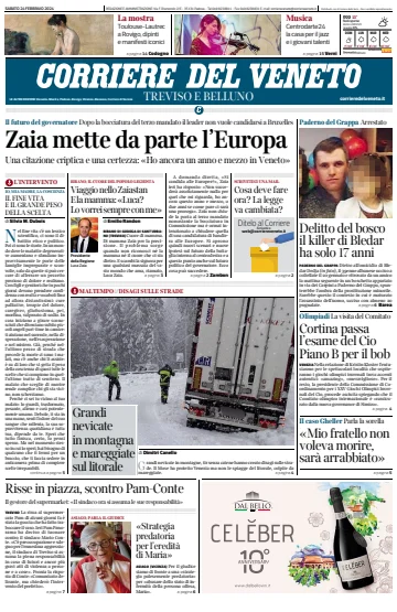 Corriere del Veneto (Treviso e Belluno) - 24 Feb 2024