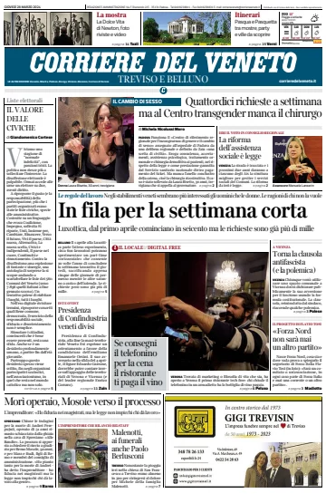 Corriere del Veneto (Treviso e Belluno) - 28 Mar 2024