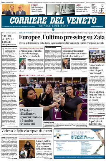 Corriere del Veneto (Treviso e Belluno) - 13 4月 2024
