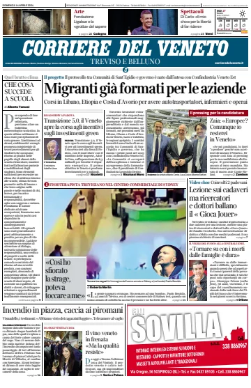 Corriere del Veneto (Treviso e Belluno) - 14 4月 2024