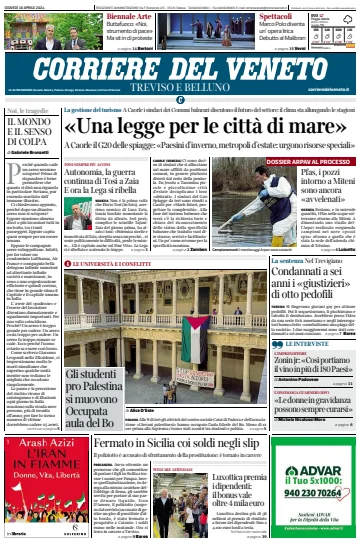 Corriere del Veneto (Treviso e Belluno) - 18 abril 2024