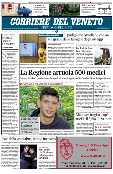 Corriere del Veneto (Treviso e Belluno) - 19 abril 2024