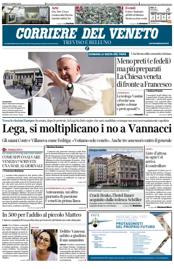 Corriere del Veneto (Treviso e Belluno) - 27 四月 2024
