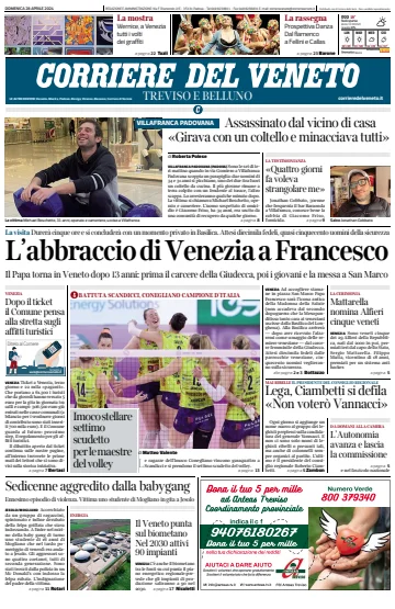 Corriere del Veneto (Treviso e Belluno) - 28 4月 2024