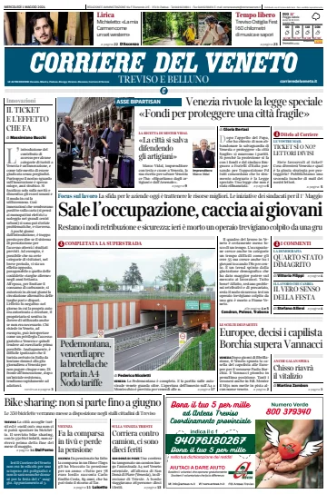 Corriere del Veneto (Treviso e Belluno) - 1 May 2024