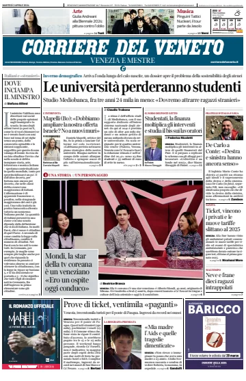 Corriere del Veneto (Venezia e Mestre) - 2 Apr 2024