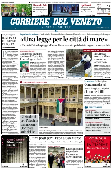 Corriere del Veneto (Venezia e Mestre) - 18 abr. 2024