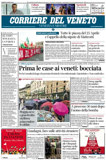 Corriere del Veneto (Venezia e Mestre) - 23 Aib 2024