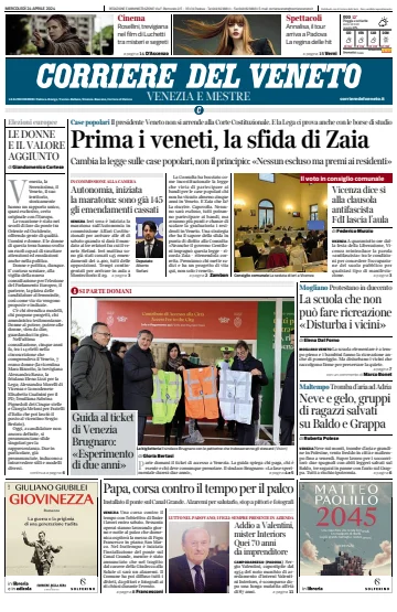 Corriere del Veneto (Venezia e Mestre) - 24 Ebri 2024