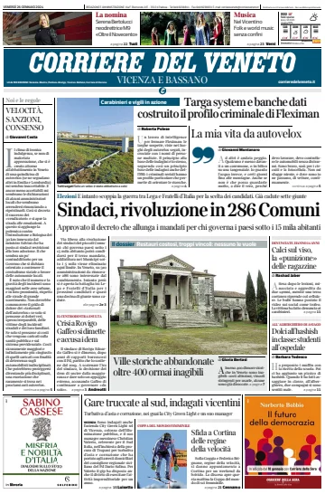 Corriere del Veneto (Vicenza e Bassano) - 26 Jan 2024