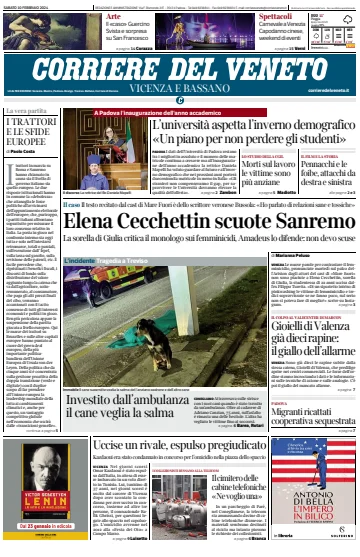 Corriere del Veneto (Vicenza e Bassano) - 10 Feb 2024