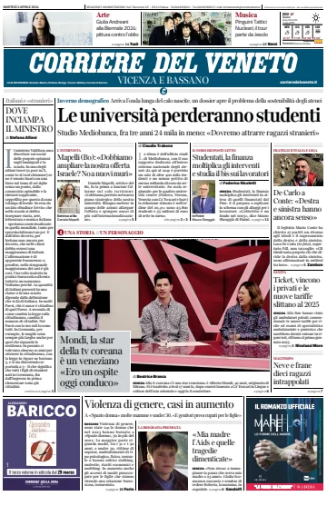 Corriere del Veneto (Vicenza e Bassano) - 2 Apr 2024