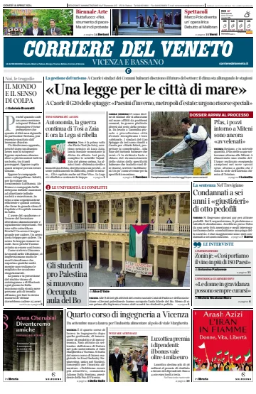 Corriere del Veneto (Vicenza e Bassano) - 18 Apr. 2024