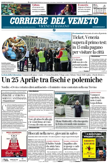 Corriere del Veneto (Vicenza e Bassano) - 26 avr. 2024