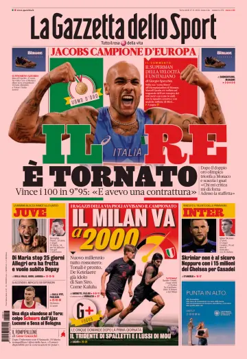 La Gazzetta dello Sport - Bologna - 17 Aug 2022