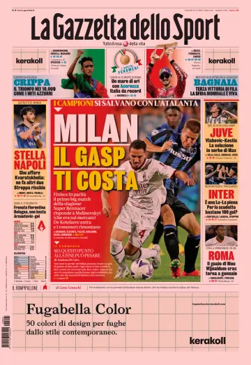 La Gazzetta dello Sport - Bologna - 22 Aug 2022