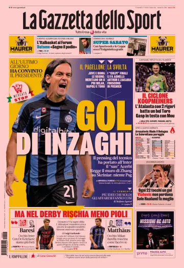 La Gazzetta dello Sport - Bologna - 2 Sep 2022