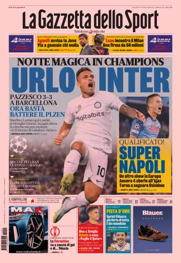 La Gazzetta dello Sport - Bologna - 13 Oct 2022