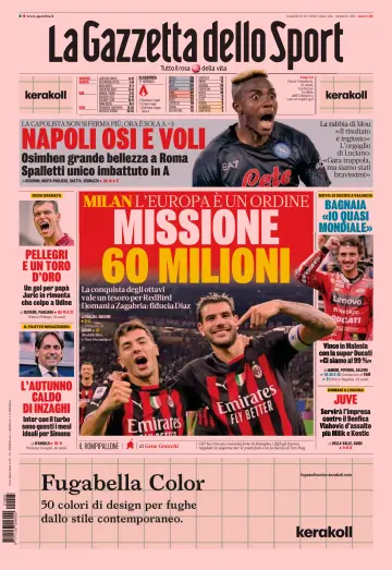 La Gazzetta dello Sport - Bologna - 24 Oct 2022